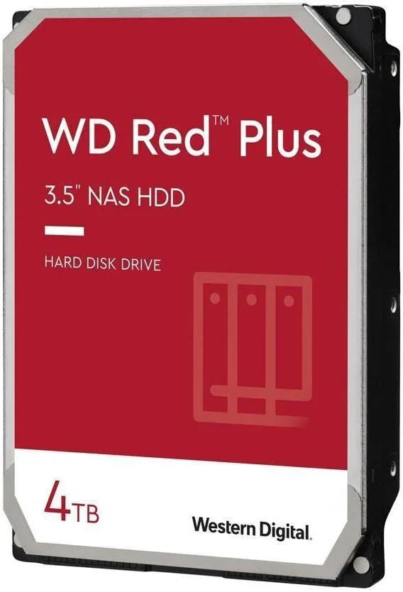 WD Red Plus 4TB NAS Hard Disk Drive - 5400 RPM Class SATA 6Gb/s, CMR, 128MB Cache, 3.5 Inch | WD40EFZX-68AWUN0 - eBuy UAE