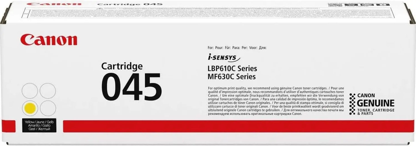 Canon Laser Toner Cartridges 045 Yellow - eBuy UAE