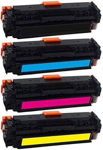 Set Of 4 Compatible Ce320a Ce321a Toner Cartridges For Use In Hp Colorlaserjet Cp1415fn/1415fnw/1525 - eBuy UAE