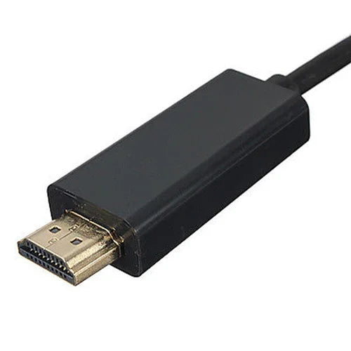 1.8m HD 1080P Display Port DP Male to HDMI Male AV Cable Adaptor for PC Laptop - eBuy UAE