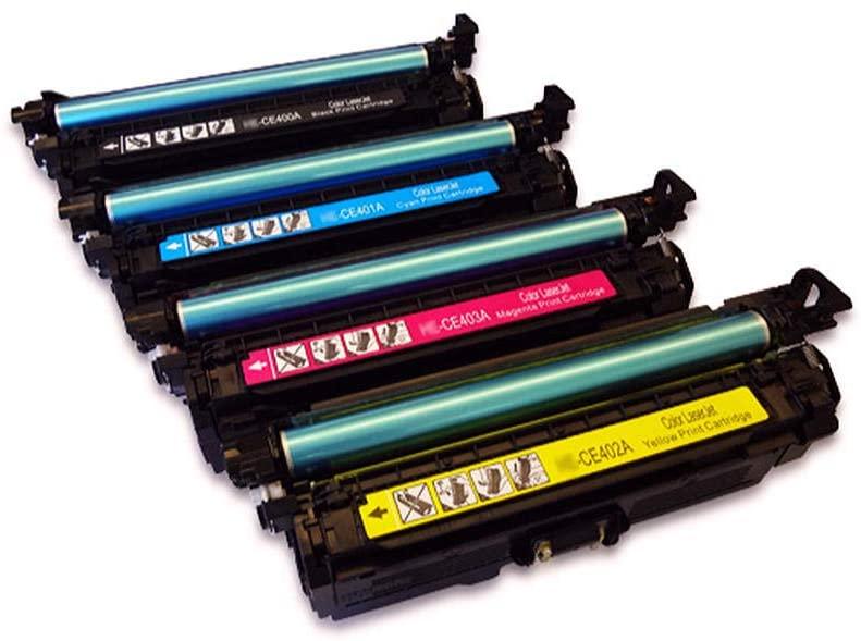 Toner Cartridge CE 400 A Set Compatible for HP LaserJet Enterprise 500 Color M551dn 500 Color M551xh - eBuy UAE