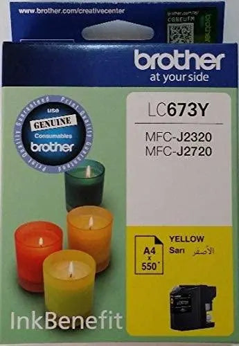 Brother LC-673 Yellow Ink Cartridge | LC673Y - eBuy UAE