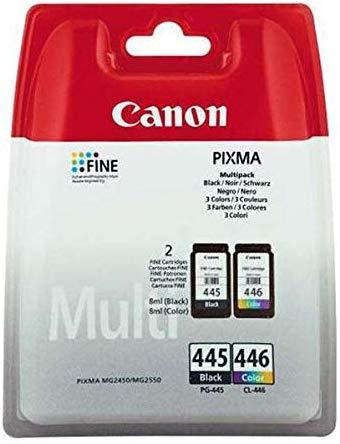 Canon PG445 and CL446 Combo Pack for iP2840 MG2440 MG2540 MG2940 Printers - eBuy UAE