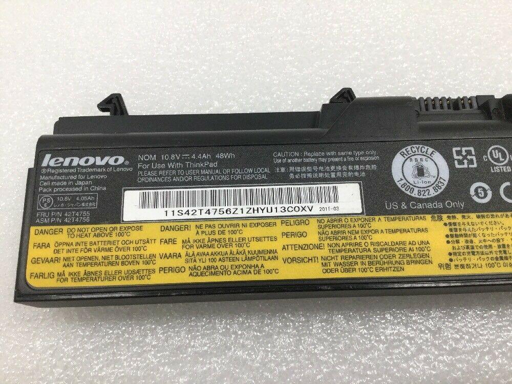 Original 42T4755 Lenovo ThinkPad L410, T410, T420, T510, L520, 25+ 42T4756 Laptop Battery - eBuy UAE