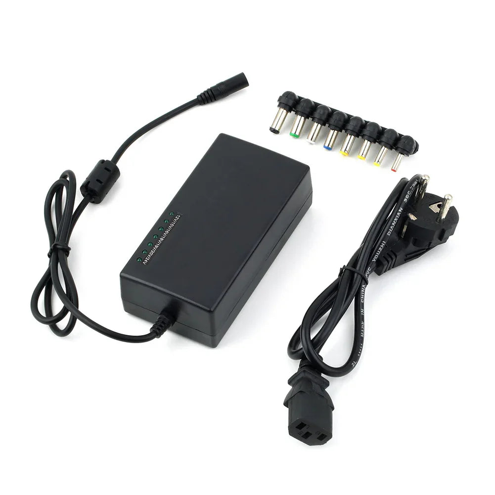 96W Universal Power Charger Adapter EU Plug AC 110V/240V for Laptop/Notebook - eBuy UAE