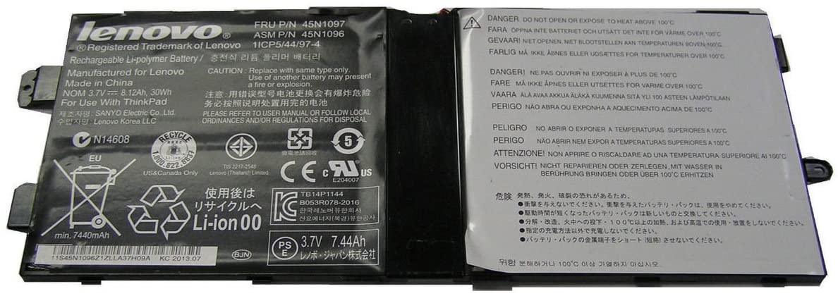 30Wh 8.12Ah Original 45N1096 45N1097 1ICP5/44/97-4 Lenovo ThinkPad Tablet 2 battery - eBuy UAE