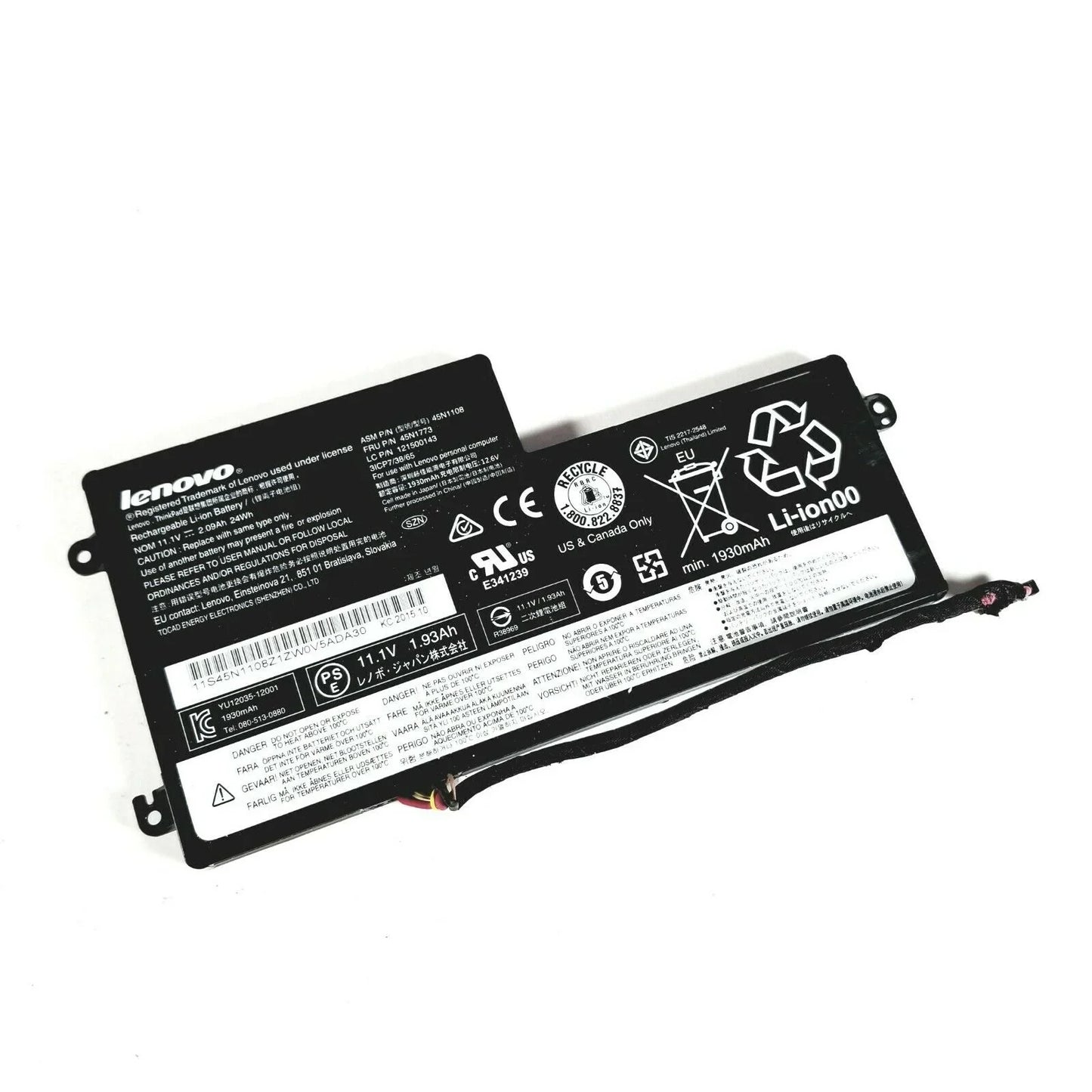 Original Lenovo ThinkPad X240, X250S, X260, X270, T440, T440S, T450, T450s, S440, S540, T460, 45N1108 45N1773 Laptop Battery - eBuy UAE