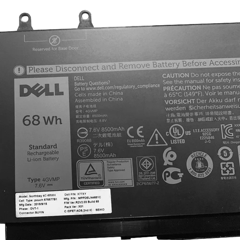 Original 4GVMP Dell Latitude 5400, 5500 Precision 3540 Laptop Battery - eBuy UAE