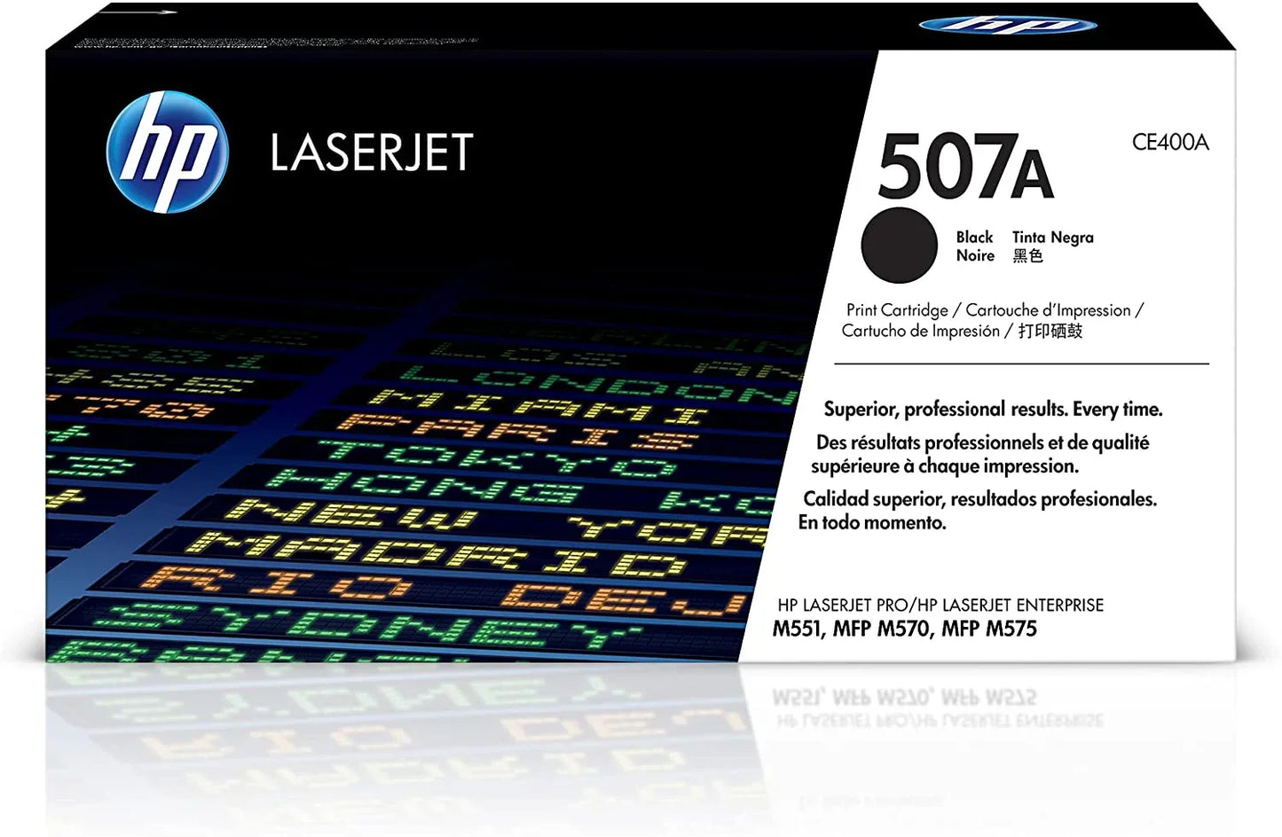 HP 507A 1 Set Original Toner Black CE400A Cyan CE401A Yellow CE402A Magenta CE403A For HP LaserJet Pro 500 color MFP M570dn, M551n, M551xh, MFP M575dn - eBuy UAE