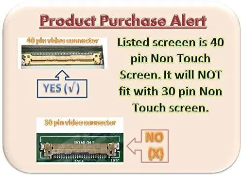 HP Chromebook 14 14.0" LED LCD Screen WXGA HD 40 pin Laptop Glossy Display fits 14-Q010DX, - eBuy UAE