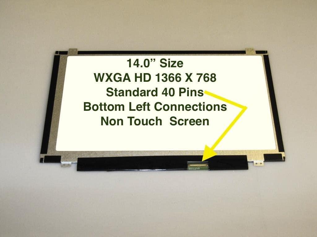 HP Chromebook 14 14.0" LED LCD Screen WXGA HD 40 pin Laptop Glossy Display fits 14-Q010DX, - eBuy UAE