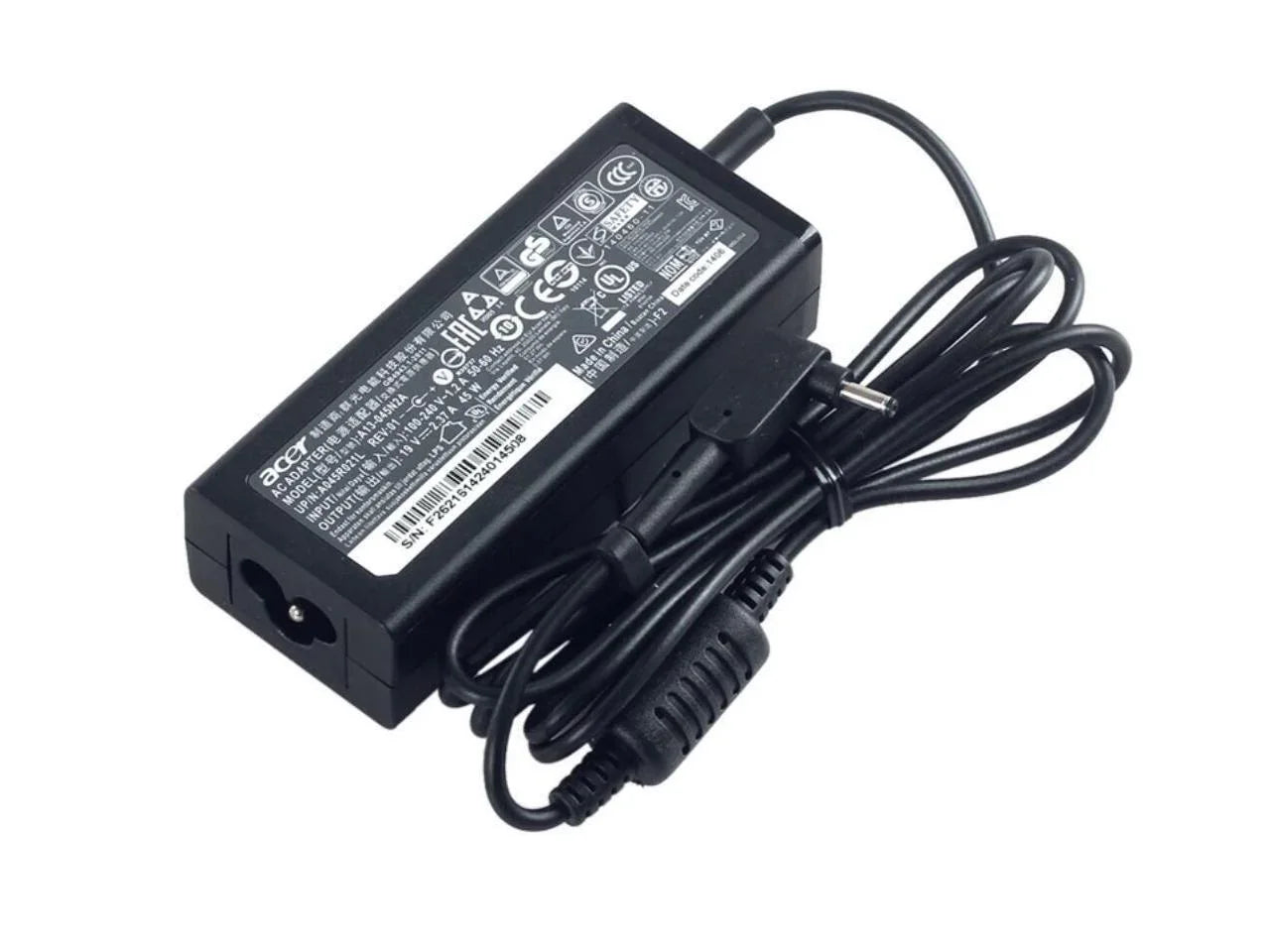 Original 45W Acer Aspire 3 A315-31-P5M0, 19V 2.37A (3.0mm*1.0mm Pin) Laptop Charger / AC Adapter - eBuy UAE