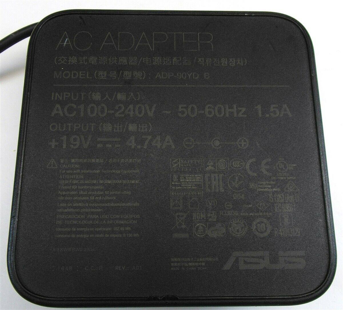 Original 90W Asus ZenBook 15UX533FD-A9030T 19V 4.74A Laptop AC Adapter (Model : ADP-90YD B) - eBuy UAE