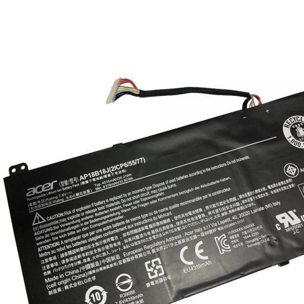 AP18B18J Genuine Acer 2ICP6/55/77 7.6v 34.31Wh Laptop Battery - eBuy UAE