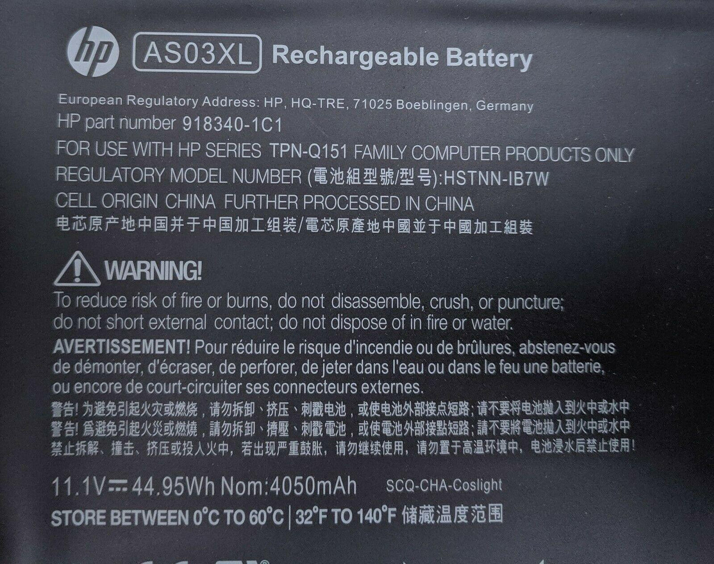 AS03XL Genuine HP Chromebook 11 G5 Education Edition, Chromebook 11 G5 EE, Laptop battery - eBuy UAE