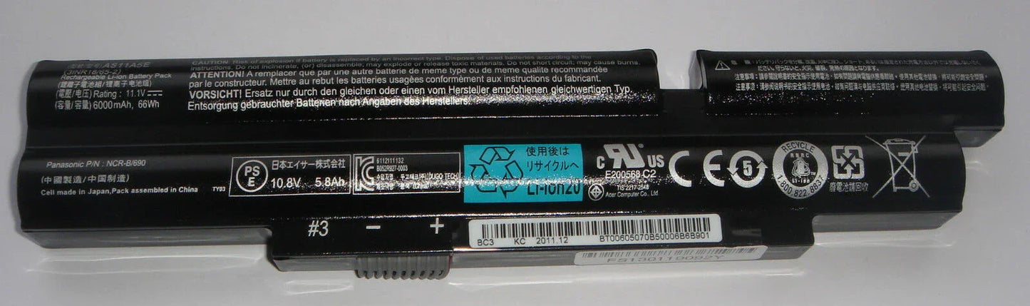 11.1V 4400mAh Original AS11A5E AS11A3E Laptop Battery compatible with Acer Aspire TimelineX 3830TG 3830T 4830T 5830T 5830TG 4830TG - eBuy UAE