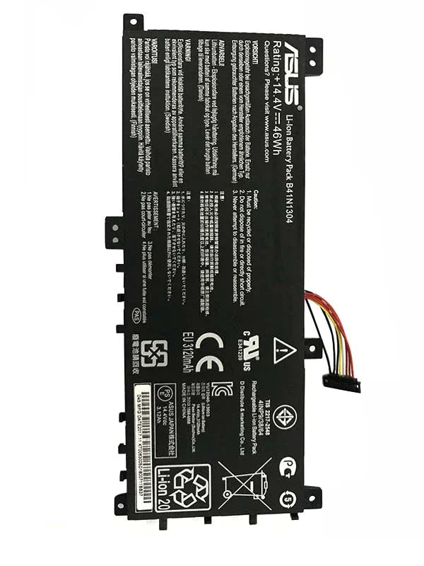 B41N1304 Genuine Asus VBivobook V451LA Series , VivoBook V451LA-DS51T Laptop Battery - eBuy UAE