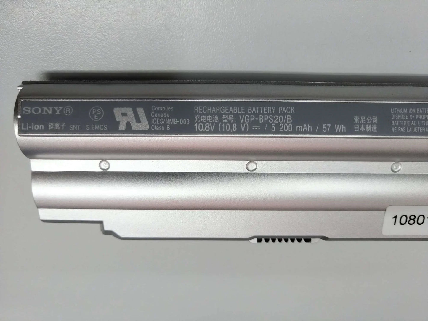 Original VGP-BPS20/S Sony VPCZ1 Series VPCZ115 117 118 125 127 PCG-31111T 31112T Laptop Battery - eBuy UAE