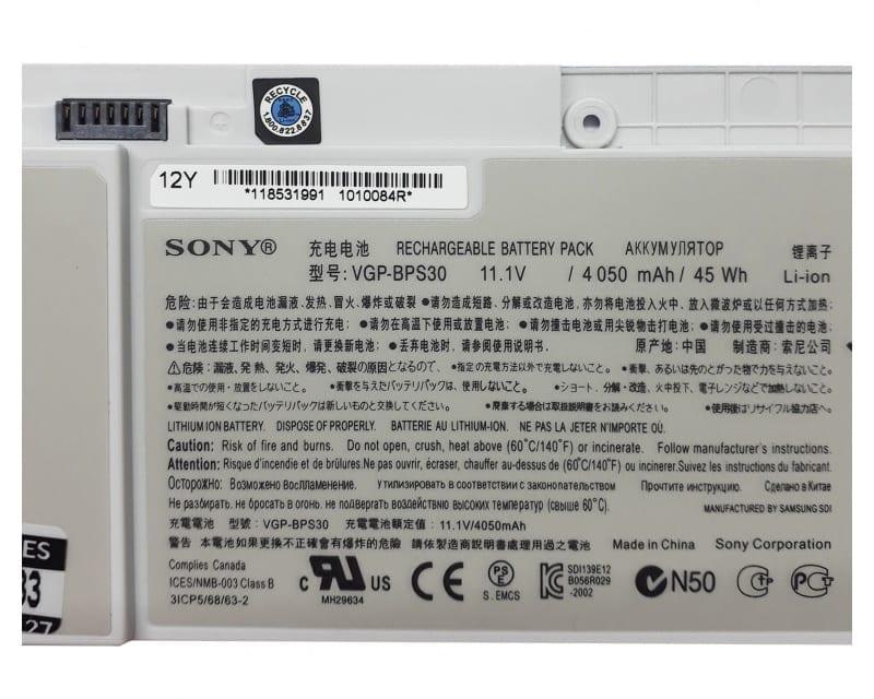 Original VGP-BPS30 Sony VAIO SVT13119FJS, VAIO SVT1311AJ, SVT131A11W, BPS30 SVT-11 SVT-13 Laptop Battery - eBuy UAE