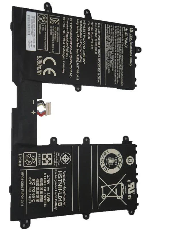 Genuine HP CD02, HSTNN-L01B HSTNH-Q12C 733057-2C1 FOR HP Pro Tablet 610 G1 Laptop Battery - eBuy UAE