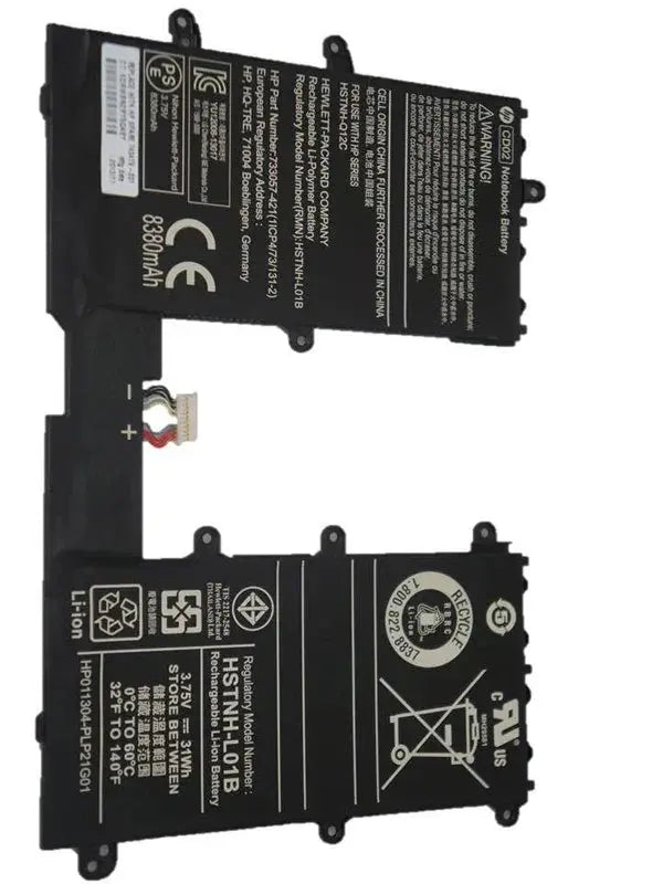 Genuine HP CD02, HSTNN-L01B HSTNH-Q12C 733057-2C1 FOR HP Pro Tablet 610 G1 Laptop Battery - eBuy UAE