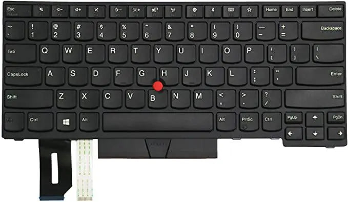 US Keyboard for Lenovo ThinkPad L380 L390 E490 E495 T490 L490 E480 E485 L480 T480s R480 R490 Laptop Replace Black - eBuy UAE