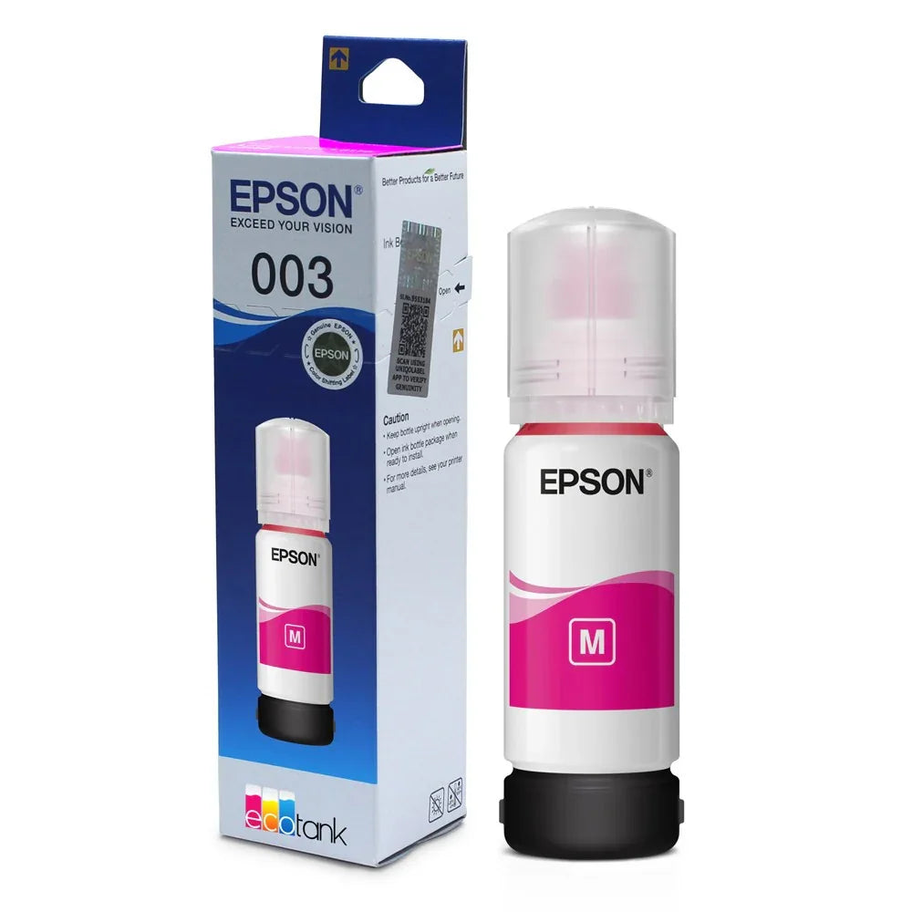 Original Epson 003 Ink Set of 4 (Black, Cyan, Magenta, Yellow) - eBuy UAE