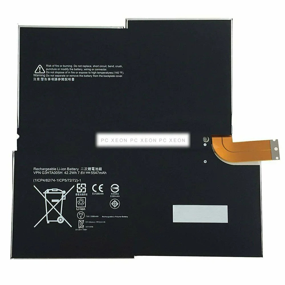 EliveBuyIND® 7.6V 5547mAh New Original G3HTA005H Laptop Battery for Microsoft Surface Pro 3 1631 G3HT MS011301-PLP22T02 G3HTA009H with tools - eBuy UAE
