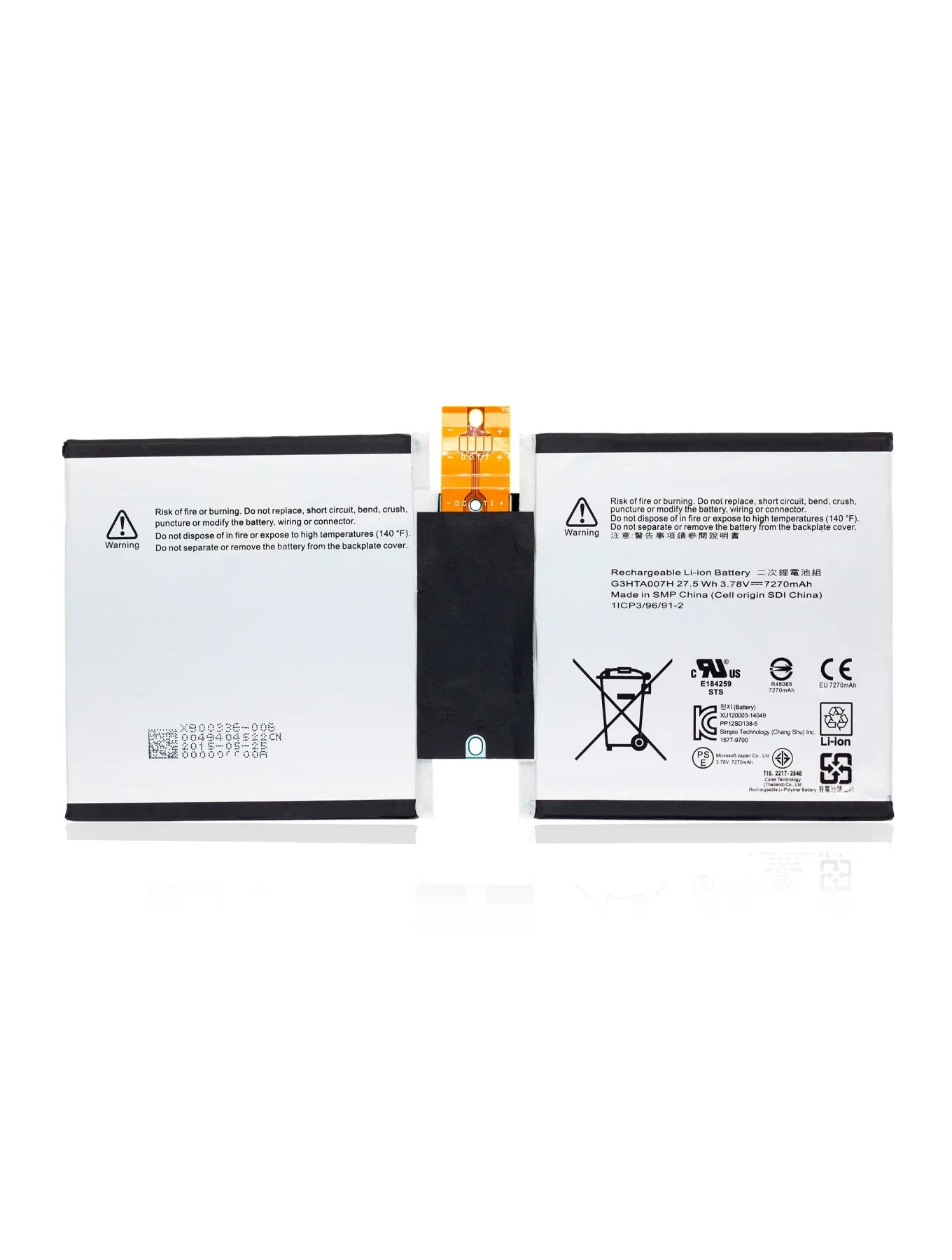 G3HTA007H Microsoft Surface 3 (1645) 1657 Laptop Battery - eBuy UAE