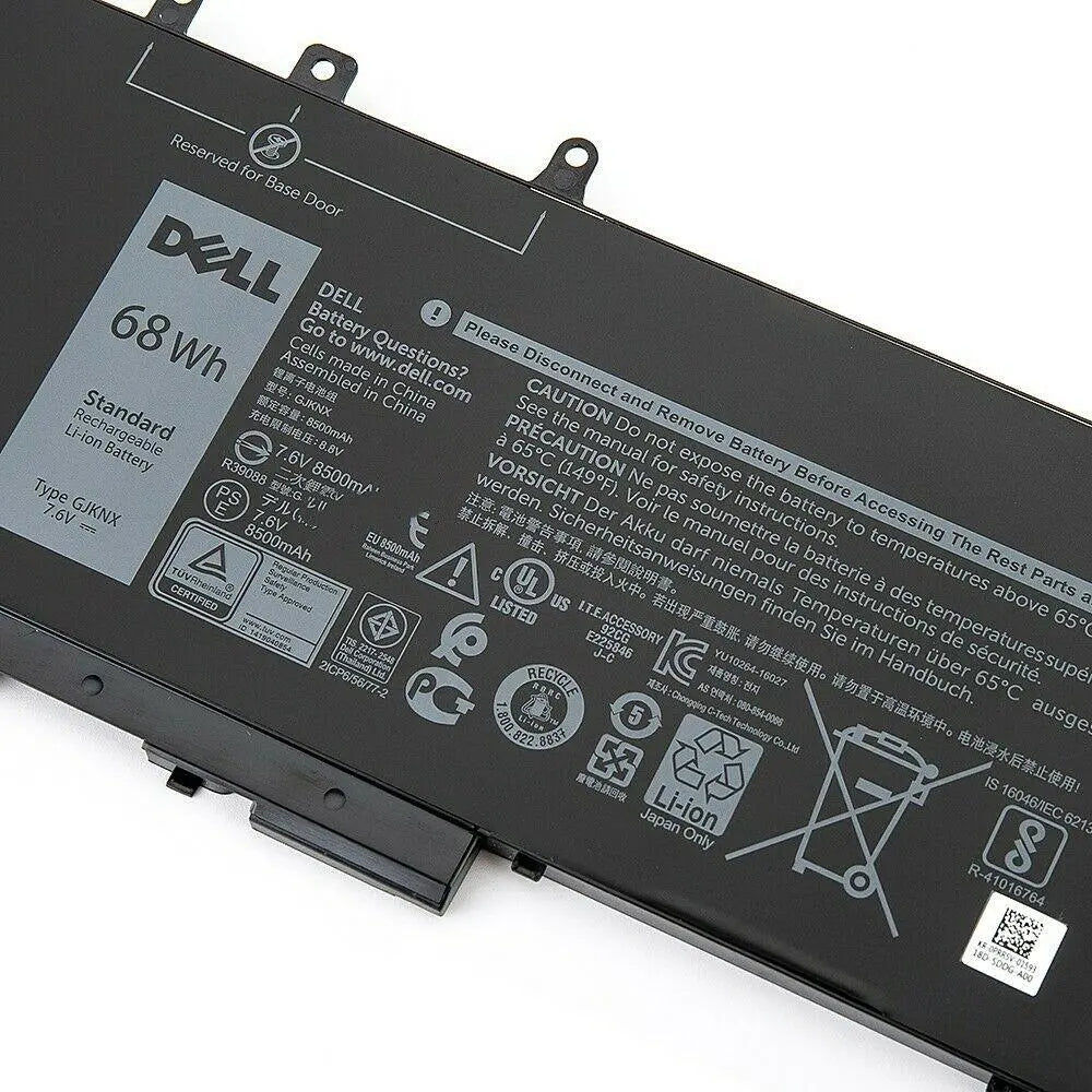 Original GJKNX Dell Latitude 5490, 5280, 5580, 5480, GD1JP 7.6V 8500mAh Laptop battery - eBuy UAE