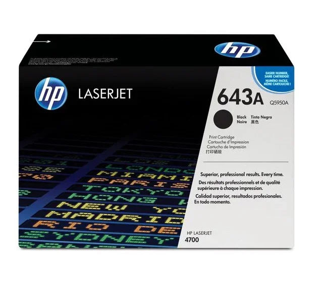 Original HP 643A Yellow LaserJet Toner Cartridge (Q5952A) - eBuy UAE
