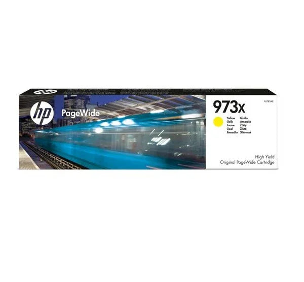 Original HP 973X For HP Pagewide Pro 477 series Printers High Yield Yellow Cartridge (F6T83AE) - eBuy UAE