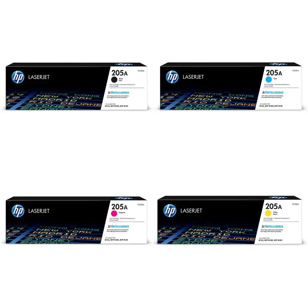 HP 205A Toner Cartridges for HP Colour LaserJet Pro M180, M181 and M154 - eBuy UAE