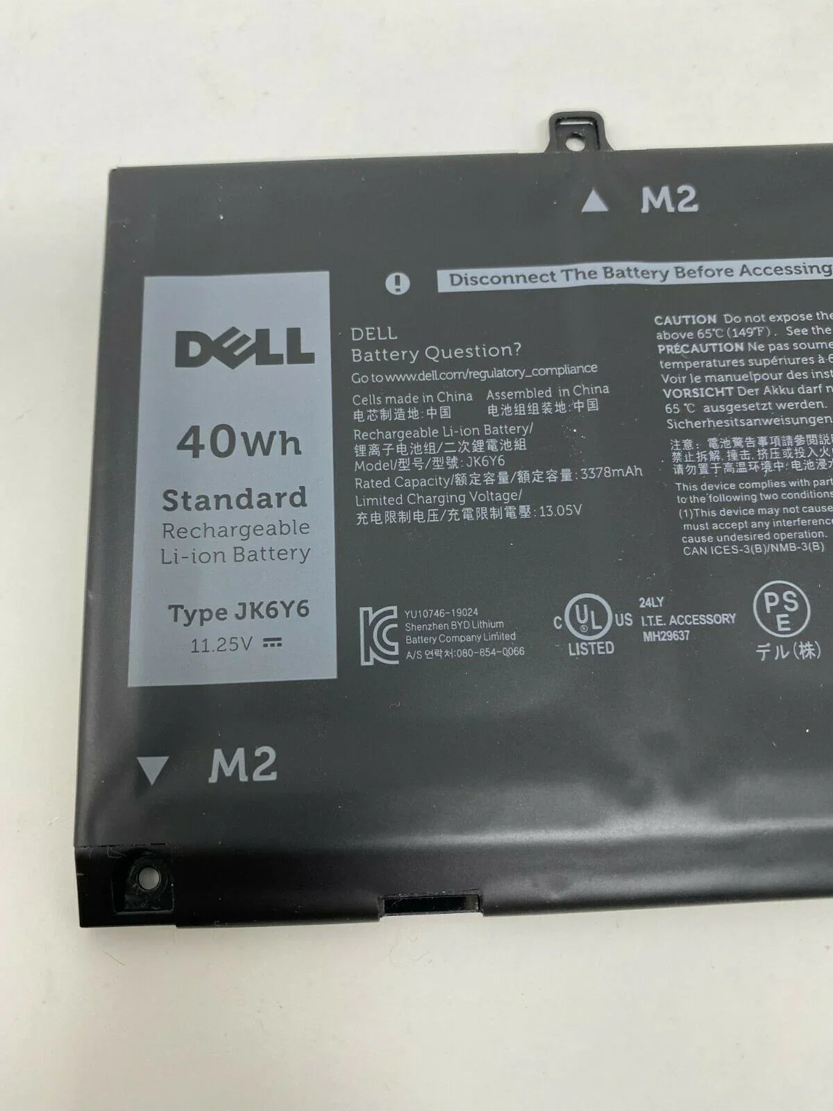 11.25V 40Wh Original C5KG6, JK6Y6 Dell Latitude 15 3510, Inspiron 13 5301, Inspiron 15 5000 Laptop Battery - eBuy UAE