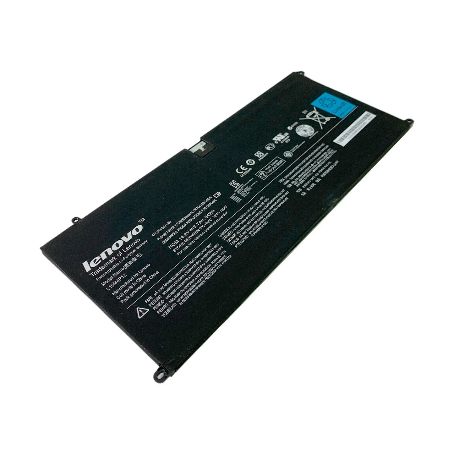 54Wh Original L10M4P12 Lenovo IdeaPad Yoga 13 U300 U300s Series 4ICP5/56/120 Laptop Battery - eBuy UAE