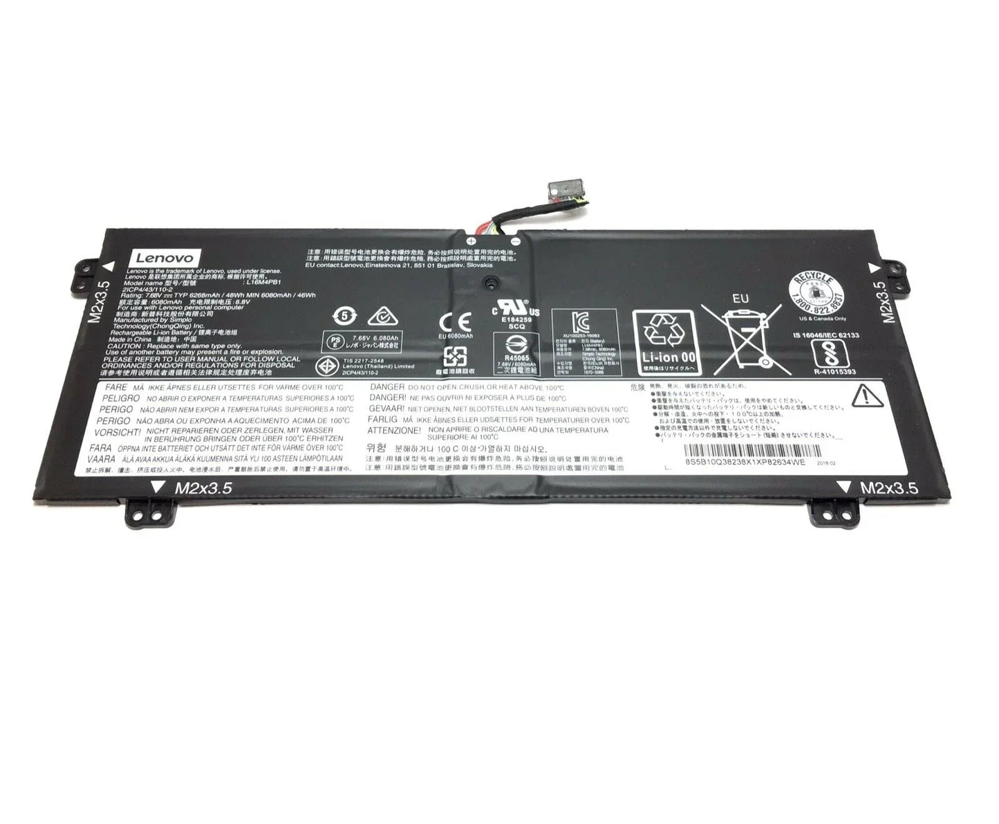Genuine L16M4PB1 Lenovo Yoga 720-13IKB(80X60097GE), Yoga 720-13IKB(80X60098GE) L16C4PB1, L16L4PB1 Laptop Battery - eBuy UAE