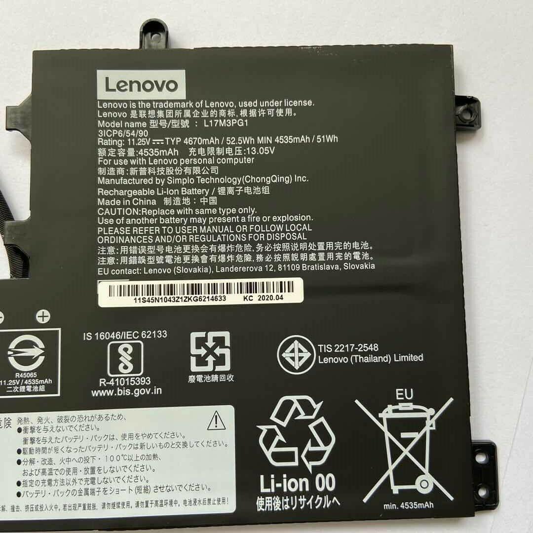 L17M3PG1 Genuine Lenovo Legion Y530 15ICH 81FV00WGAU, Legion Y7000-2019(81NS0007KR) Laptop Battery - eBuy UAE