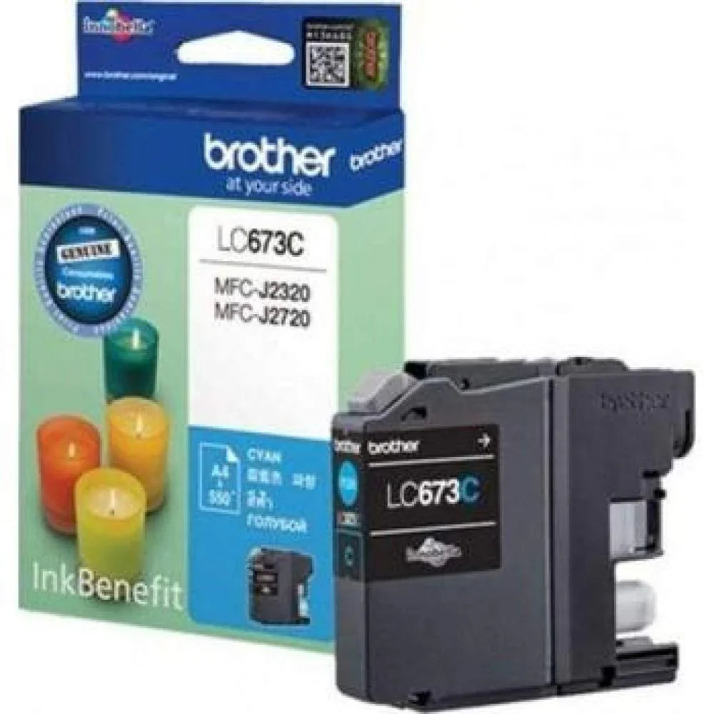 Brother Ink Cartridge, Cyan, LC-673C - eBuy UAE