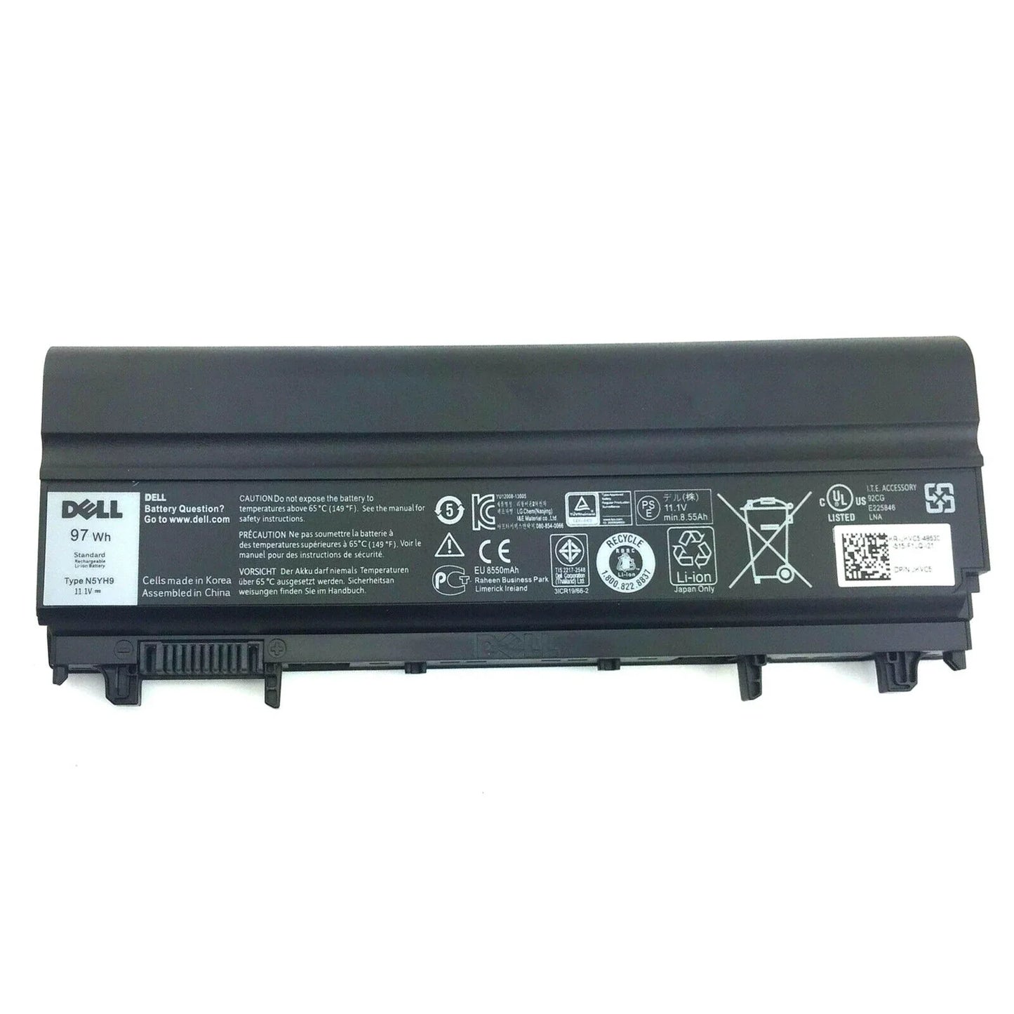 N5YH9 Genuine Dell Latitude E5540, E5440, Latitude 15 5000 Series, Latitude 14 5000 Series Laptop Battery - eBuy UAE