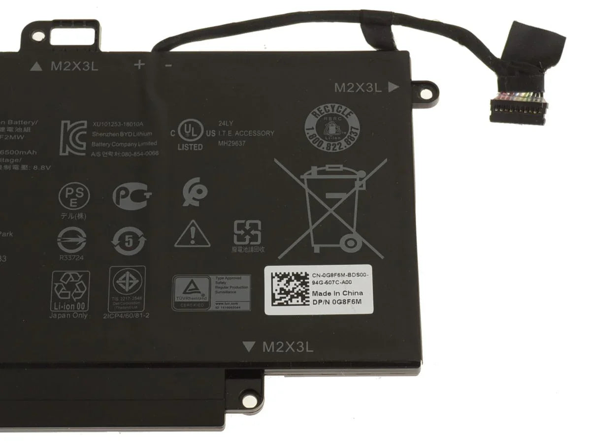 52Wh Original NF2MW Dell Latitude 7400, 7260 Latitude 7270, 2-in-1 4-Cell Laptop Battery - eBuy UAE