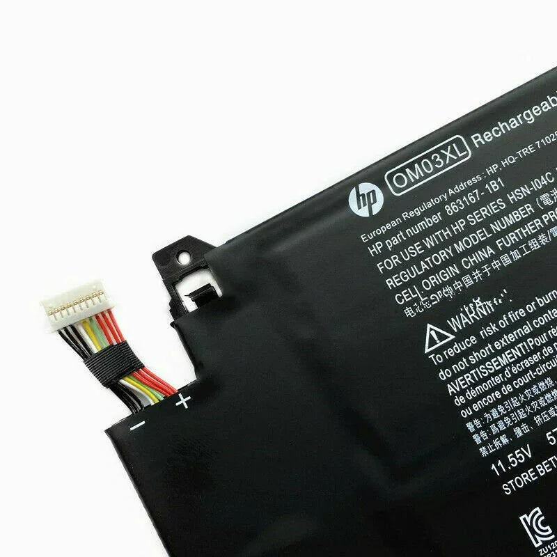 OM03XL HP EliteBook X360 1030 G2 863280-855, HSTNN-IB7O, OM03057XL-PL Laptop Battery - eBuy UAE