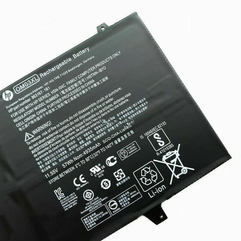 OM03XL HP EliteBook X360 1030 G2 863280-855, HSTNN-IB7O, OM03057XL-PL Laptop Battery - eBuy UAE