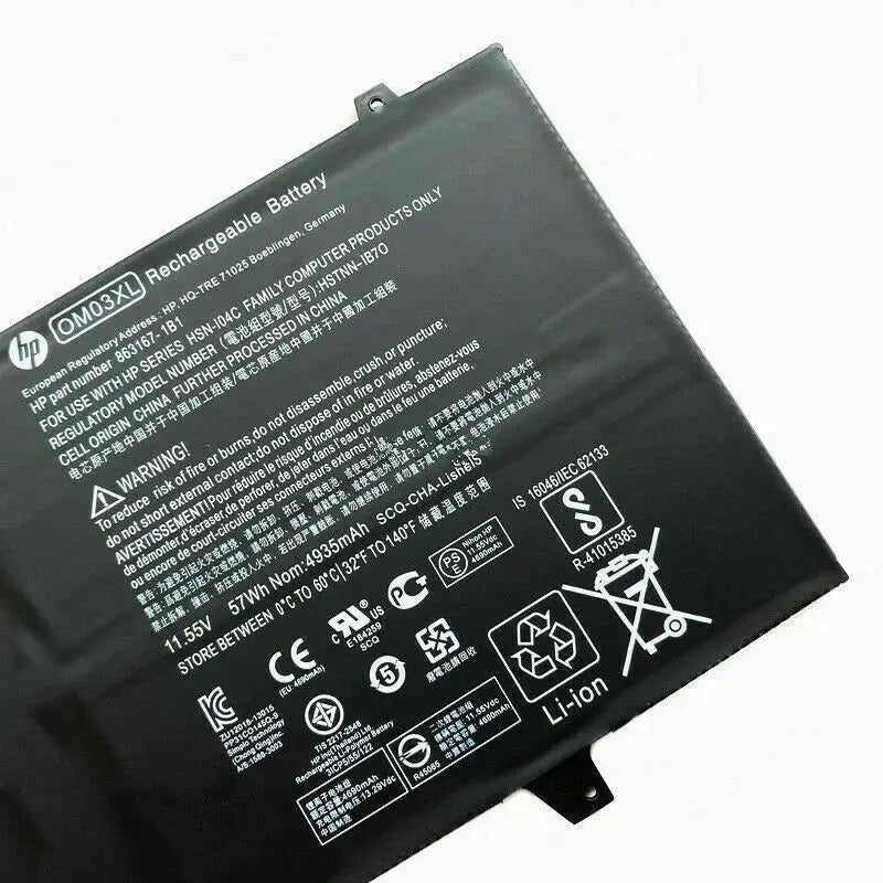 OM03XL HP EliteBook X360 1030 G2 863280-855, HSTNN-IB7O, OM03057XL-PL Laptop Battery - eBuy UAE