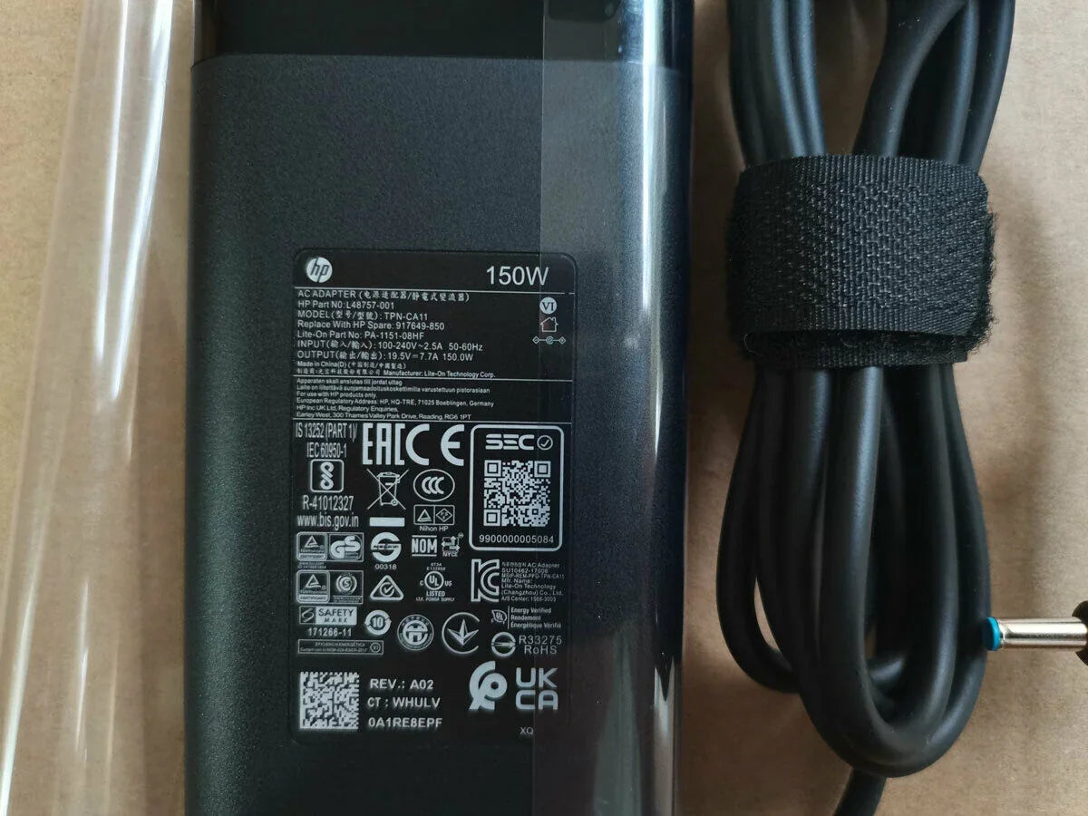 Original 150W HP EliteBook 1050 G1-4NC54UT, Spectre x360 15-CH007NA, ZBook 15 G3(V2C99AW) Laptop Adapter - eBuy UAE