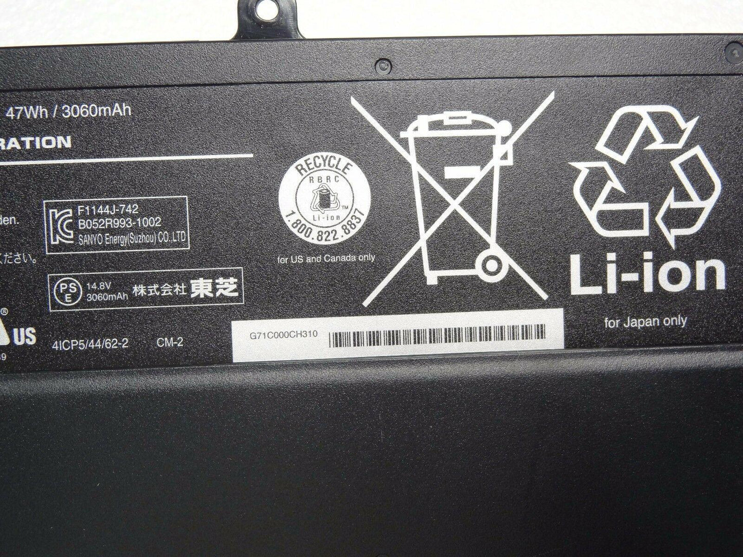 Original PA5013U PA5013U-1BRS Toshiba Portege Z830 Z835 Z930 Z935 Series PC 8 Cells Laptop Battery - eBuy UAE