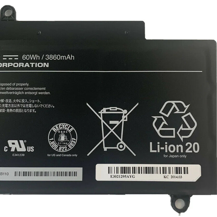 60Wh Original PA5149U-1BRS Toshiba Tecra Z40-A-16V, Tecra Z50-A-12N, Tecra Z50-A-05Y, Tecra Z40-A-164 Laptop Battery - eBuy UAE