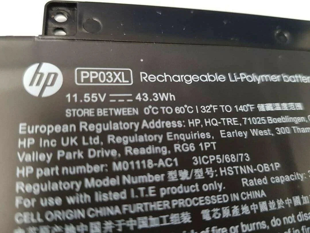 Genuine PP03XL, PV03XL HP Pavilion 13-BB0005TU, Pavilion 14(14-DV0000) HSTNN-DB9X Laptop Battery - eBuy UAE