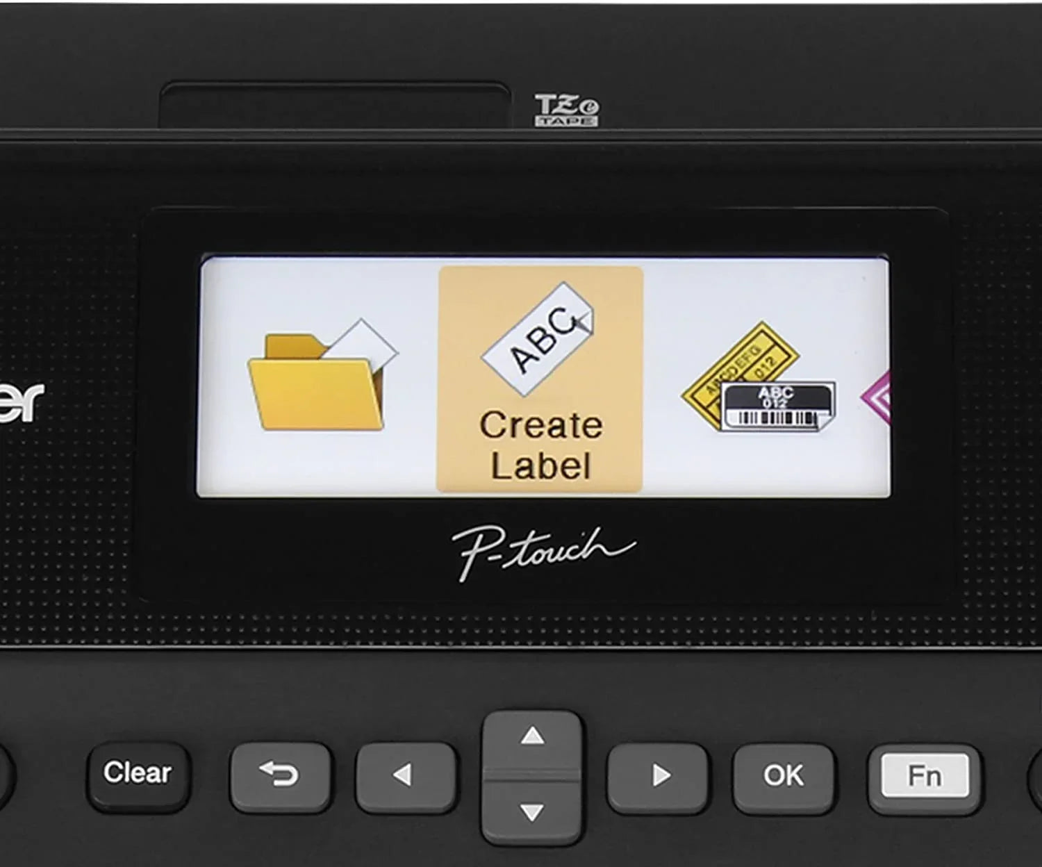 Genuine Brother P-touch, PTD600VP, PC-Connectable Label Maker with Full Color Graphical Display, Case, Split-Back Tapes, 14 Fonts, Black - eBuy UAE