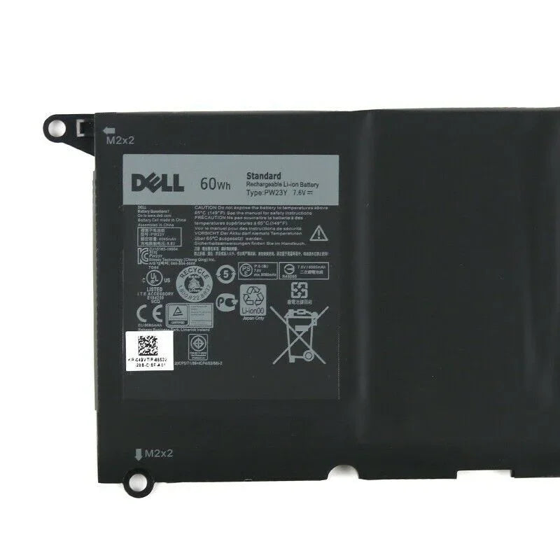 7.6V 7890mAh 60Wh Original PW23Y RNP72 TP1GT Dell XPS 13 9360 13-9360-D1605G 0RNP72 0TP1GT Tablet Laptop Battery - eBuy UAE