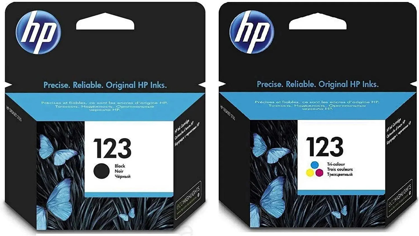 HP 123 Ink Cartridge Combo (Black & Color) - eBuy UAE